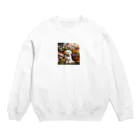 鈴木敏夫のはなを見るわんちゃんー Crew Neck Sweatshirt