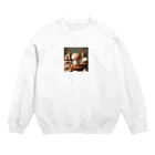 てぃえの自我を持ったキノコ Crew Neck Sweatshirt