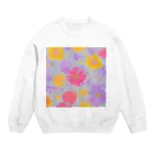 tleflower のFlower Crew Neck Sweatshirt