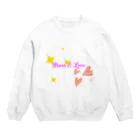 あすたんしょっぷのかわいいロゴふちなしver. Crew Neck Sweatshirt