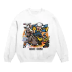 freehandの北条　早雲 Crew Neck Sweatshirt