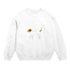 ジャックラッセルテリアのお店の脚長ジャックラッセルテリア Crew Neck Sweatshirt