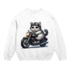 Creation CATのライダーCAT Crew Neck Sweatshirt