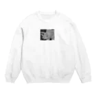 つぎのトリケラトプス　モノクロ Crew Neck Sweatshirt