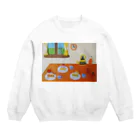 つぎのおやつの時間 Crew Neck Sweatshirt