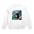 imoimo2022のUFOと少女 Crew Neck Sweatshirt