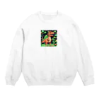 OTIRUBUTUBUTUのオロチ恐竜 Crew Neck Sweatshirt