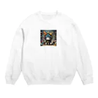 AI妖怪大図鑑のがらくた妖怪　屑魔（くずま） Crew Neck Sweatshirt