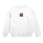 Manatomの幸せな味覚 Crew Neck Sweatshirt