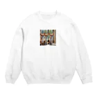 kilkoameaのキュートほのぼのチワワ兄弟 Crew Neck Sweatshirt