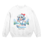 チェリモヤのゆるラン女子 02 Crew Neck Sweatshirt