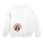 いおかんショップのHappyGirl Crew Neck Sweatshirt