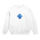 416店の崩れのシンメトリー Crew Neck Sweatshirt