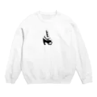 ichigo00の違和感のある指 Crew Neck Sweatshirt