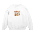 BlueSky77のふわもこハーモニー Crew Neck Sweatshirt