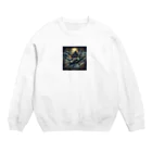 HECreaterの武士と戦闘機 Crew Neck Sweatshirt