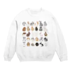 atelier*NoelのうさぎさんTシャツ企画「全員集合！」 Crew Neck Sweatshirt