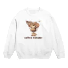 leisurely_lifeのcoffee monster Bourbon Crew Neck Sweatshirt