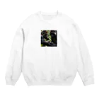 sunday_sataurday_freedayの社交的なゴリラ Crew Neck Sweatshirt