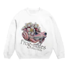 引田玲雄 / Reo Hikitaのカエルメイト(Frog-mates)より「サクラガエル」 Crew Neck Sweatshirt