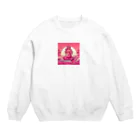 pinkgalmermaidのピンク　セクシー　マーメイド Crew Neck Sweatshirt