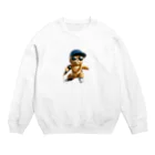 CatCuteClipsのラップ猫 ストリートスタイル Crew Neck Sweatshirt