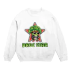 Stylo Tee Shopのブロックスターのブロッコリー Crew Neck Sweatshirt