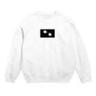 おばけ研究所の黙々 Crew Neck Sweatshirt