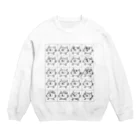 みぃさん＆せぃさんの猫面相サンプルby小2 Crew Neck Sweatshirt