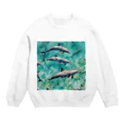 ma_kagawaのハワイのイルカ Crew Neck Sweatshirt