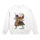 freehandの戦国武将・上杉謙信 Crew Neck Sweatshirt