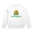 tora2216のSun San San 太陽 Crew Neck Sweatshirt