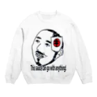 kichi-kaiのキチ会合言葉グッズ Crew Neck Sweatshirt