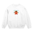 海の幸のカウボーイヒトデ Crew Neck Sweatshirt