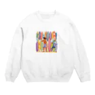 ハワイライフのサーフボードとロコ（男の子バージョン） Crew Neck Sweatshirt