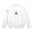 nopotechiの筋肉パグ（シリーズ3） Crew Neck Sweatshirt