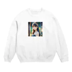 終わらない夢🌈の美しい少女✨ Crew Neck Sweatshirt