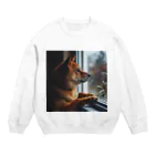 AQUAMETAVERSEの可愛い柴犬　1434 Crew Neck Sweatshirt