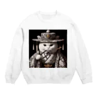 ArtVoyageの猫殿の風雅 Crew Neck Sweatshirt