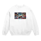 the blue seasonのスピードと興奮の頂点：フォーミュラ1レースの魅力 Crew Neck Sweatshirt