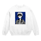 犬猫プリティ屋の知らんぷり Crew Neck Sweatshirt