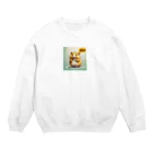 Master of Creativeの金色ハムスター Crew Neck Sweatshirt