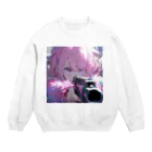 ぶーたんの火花散る戦場 Crew Neck Sweatshirt