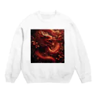 BABYLON  Channel　aiのドラゴン　紅龍　中国 Crew Neck Sweatshirt