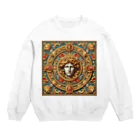 BABYLON  Channel　aiのRenaissance baroque模様　European Crew Neck Sweatshirt