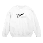 HDWの裁ち鋏 Crew Neck Sweatshirt