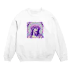 BabylonChannel 🎨 ✝️ ❤️‍🔥のイエス キリスト Babylon channel Crew Neck Sweatshirt