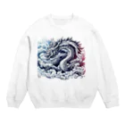 SaBATaNの伝説の生物シリーズ龍1 Crew Neck Sweatshirt