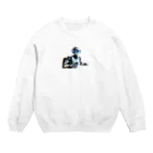 ETOWA_TOWAの未来都市の監視センターで働くルクス Crew Neck Sweatshirt