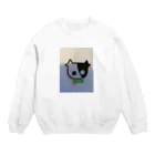 まっくろくろすけのなかまのうしさん Crew Neck Sweatshirt